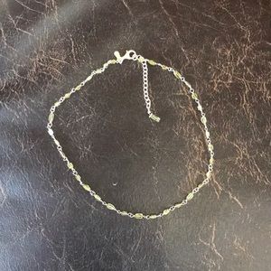 Silpada necklace with green beads